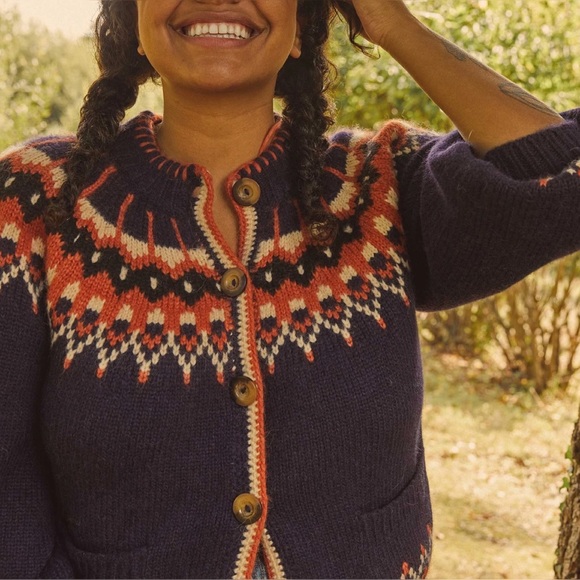 NWT DÔEN Hue Cardigan Sweater - Picture 3 of 13